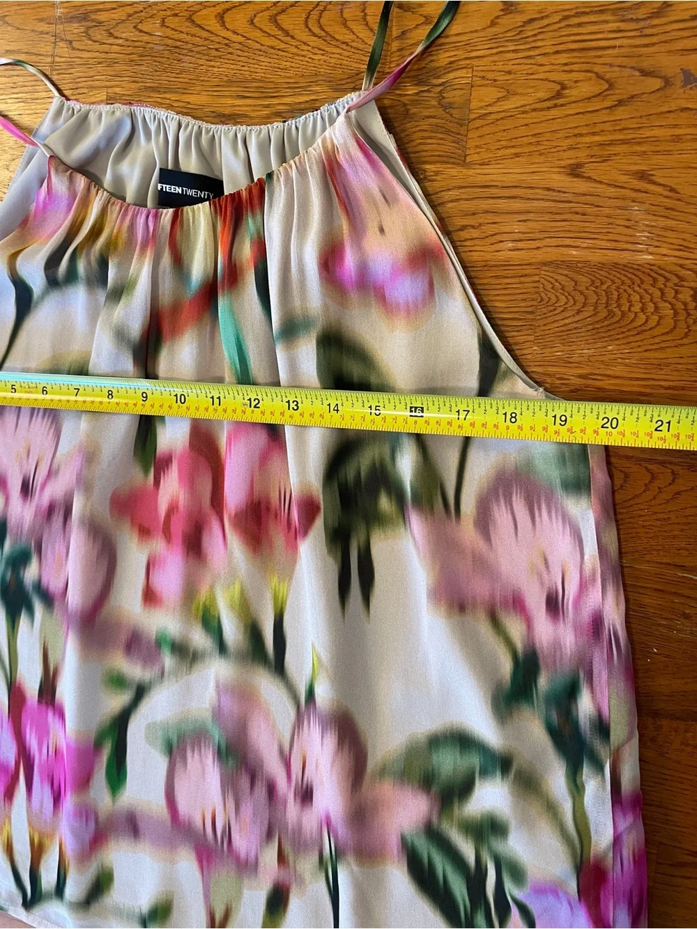 Fifteen Twenty Pink‎ Floral Spaghetti Strap Camisole